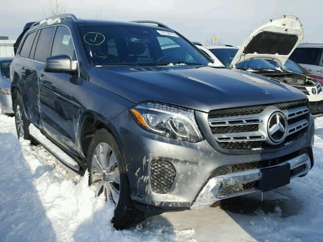 4JGDF6EE9JB048394 - 2018 MERCEDES-BENZ GLS 450 4M GRAY photo 1