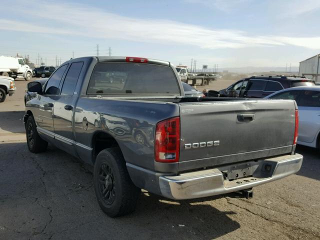 1D7HA18Z42S725882 - 2002 DODGE RAM 1500 GRAY photo 3