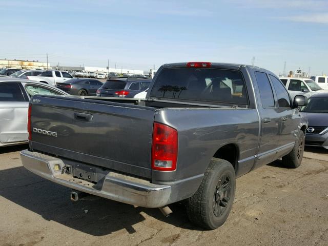 1D7HA18Z42S725882 - 2002 DODGE RAM 1500 GRAY photo 4