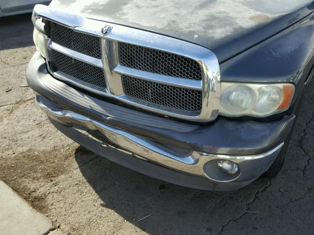 1D7HA18Z42S725882 - 2002 DODGE RAM 1500 GRAY photo 9