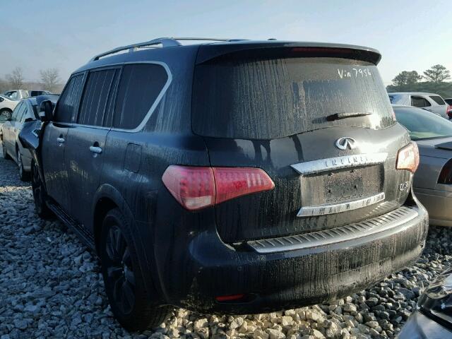 JN8AZ2NF6C9517956 - 2012 INFINITI QX56 BLACK photo 3