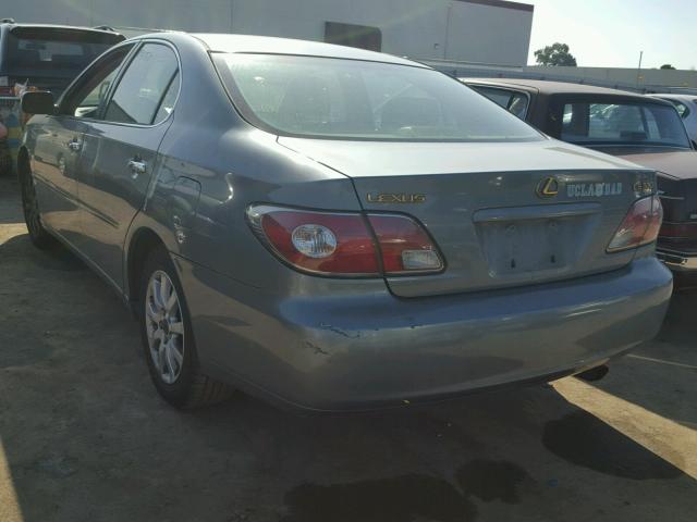 JTHBA30G240014717 - 2004 LEXUS ES 330 GRAY photo 3