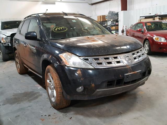 JN8AZ08W85W417118 - 2005 NISSAN MURANO SL BLUE photo 1