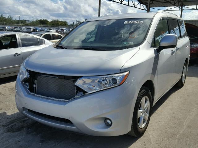 JN8AE2KP4G9151347 - 2016 NISSAN QUEST S GRAY photo 2