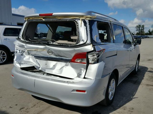 JN8AE2KP4G9151347 - 2016 NISSAN QUEST S GRAY photo 4