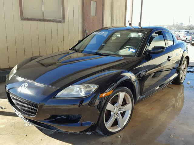 JM1FE173440136347 - 2004 MAZDA RX8 BLACK photo 2