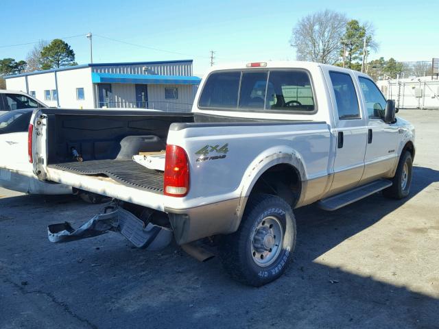 1FTSW31F71EA44903 - 2001 FORD F350 SRW S WHITE photo 4