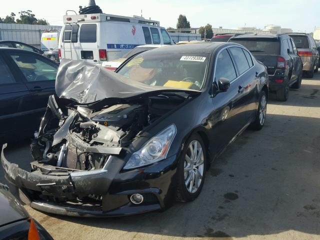 JN1CV6AP5AM405121 - 2010 INFINITI G37 BASE BLACK photo 2