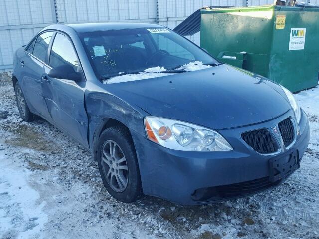 1G2ZG558864275300 - 2006 PONTIAC G6 SE1 BLUE photo 1