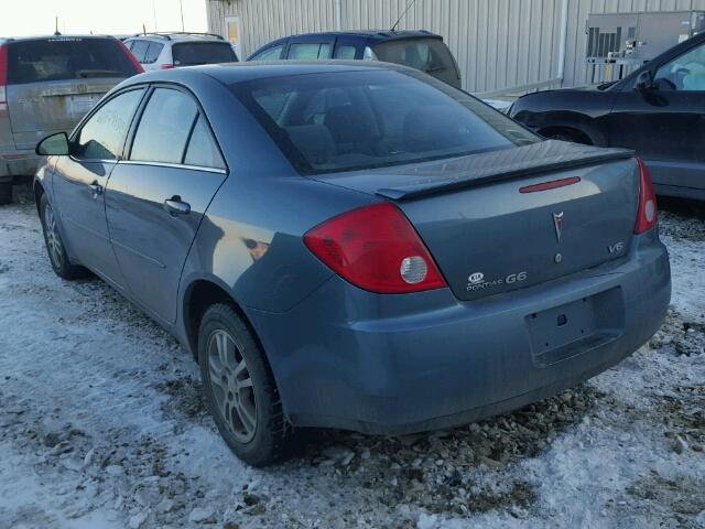 1G2ZG558864275300 - 2006 PONTIAC G6 SE1 BLUE photo 3