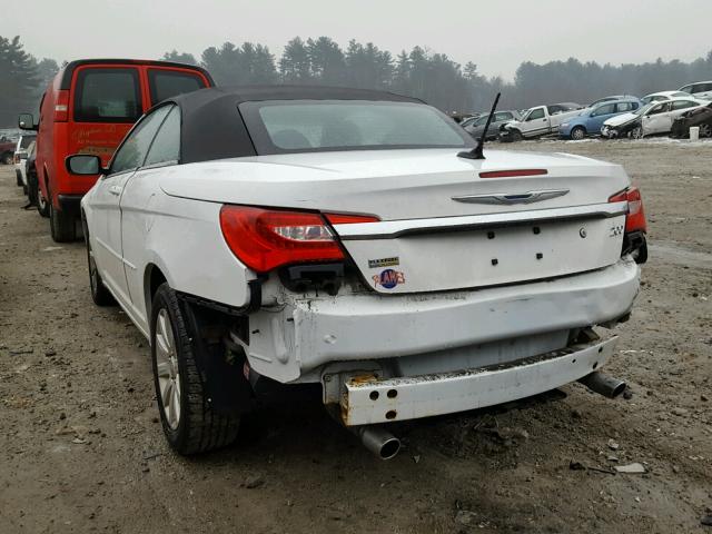 1C3BCBEG8CN271241 - 2012 CHRYSLER 200 TOURIN WHITE photo 3