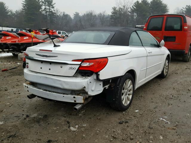 1C3BCBEG8CN271241 - 2012 CHRYSLER 200 TOURIN WHITE photo 4