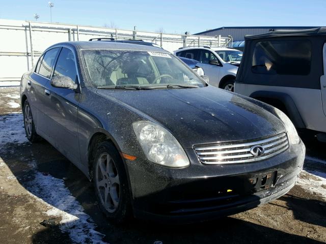 JNKCV51F84M713076 - 2004 INFINITI G35 BLACK photo 1