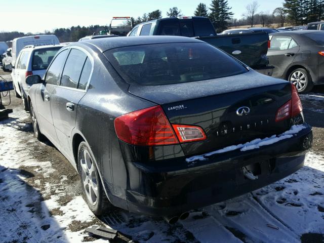 JNKCV51F84M713076 - 2004 INFINITI G35 BLACK photo 3