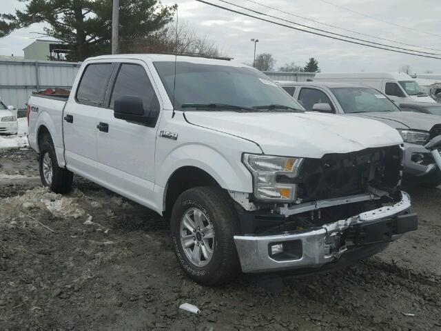 1FTEW1E84FFB75916 - 2015 FORD F150 SUPER WHITE photo 1