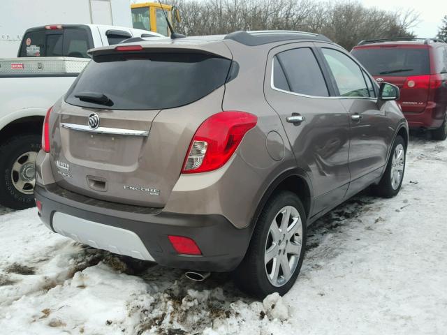 KL4CJHSB1DB212188 - 2013 BUICK ENCORE PRE BROWN photo 4