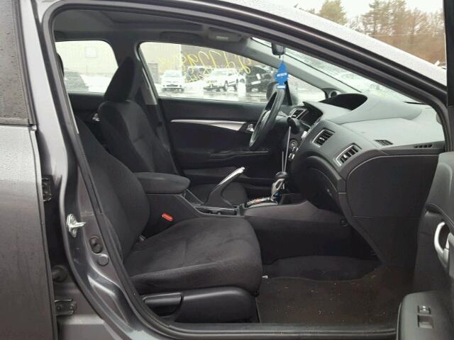 2HGFB2F80DH521705 - 2013 HONDA CIVIC EX ნაცრისფერი ფოტო 5