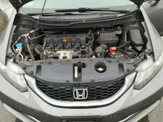 2HGFB2F80DH521705 - 2013 HONDA CIVIC EX ნაცრისფერი ფოტო 7