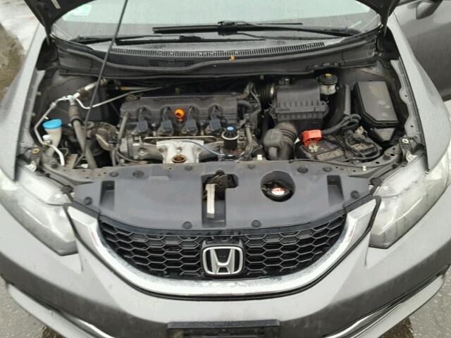 2HGFB2F80DH521705 - 2013 HONDA CIVIC EX GRAY photo 7