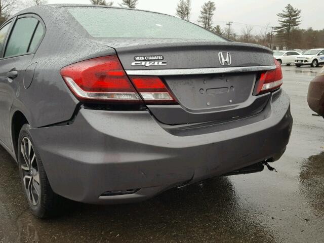 2HGFB2F80DH521705 - 2013 HONDA CIVIC EX ნაცრისფერი ფოტო 9