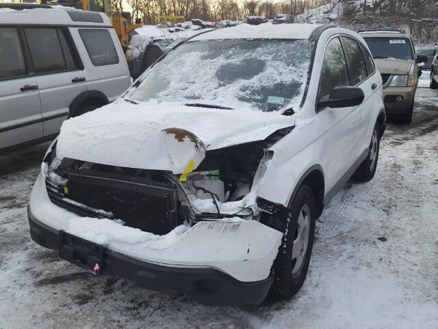 JHLRE48357C055067 - 2007 HONDA CR-V LX WHITE photo 2