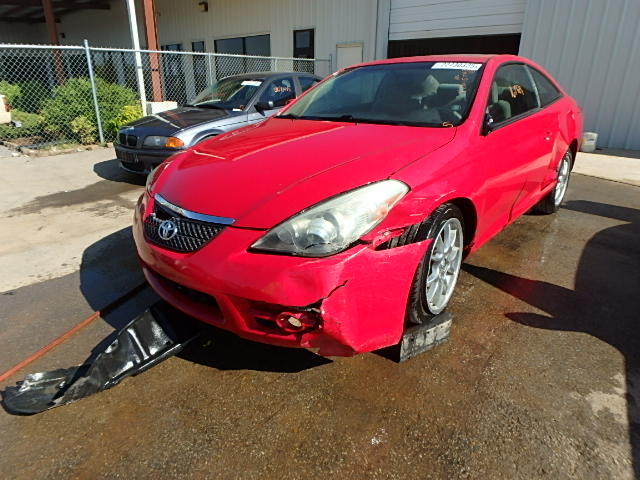 4T1CE30P47U753106 - 2007 TOYOTA CAMRY SOLA RED photo 2