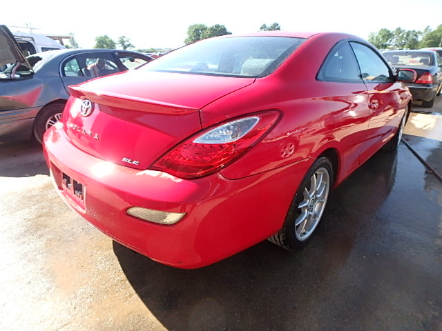 4T1CE30P47U753106 - 2007 TOYOTA CAMRY SOLA RED photo 4