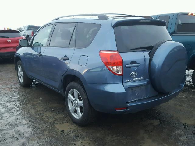 JTMBD33V885201245 - 2008 TOYOTA RAV4 BLUE photo 3