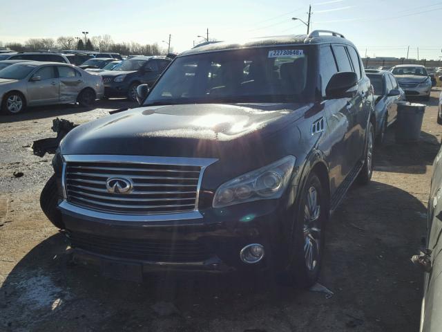 JN8AZ2NCXB9301824 - 2011 INFINITI QX56 BLACK photo 2