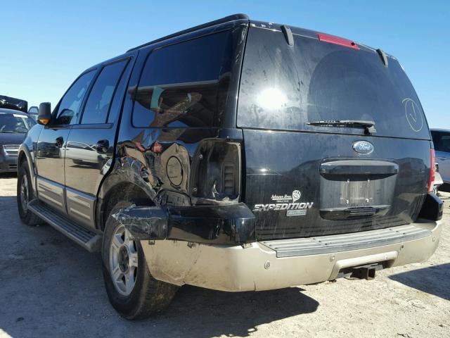 1FMFU17595LA85041 - 2005 FORD EXPEDITION BLACK photo 3