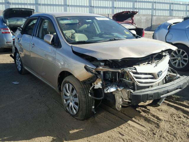 5YFBU4EE0DP186109 - 2013 TOYOTA COROLLA BA BEIGE photo 1