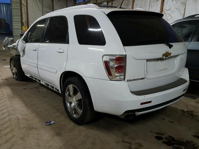 2CNDL937086336896 - 2008 CHEVROLET EQUINOX SP WHITE photo 3