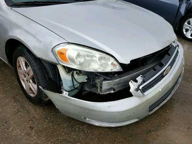 2G1WB58K779226875 - 2007 CHEVROLET IMPALA LS SILVER photo 9