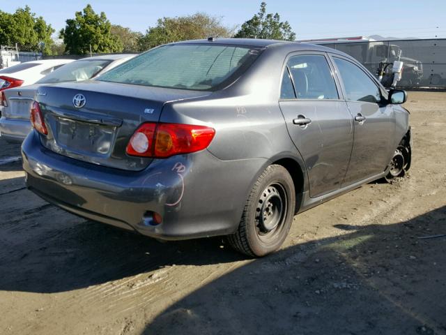 1NXBU4EEXAZ301776 - 2010 TOYOTA COROLLA BA CHARCOAL photo 4