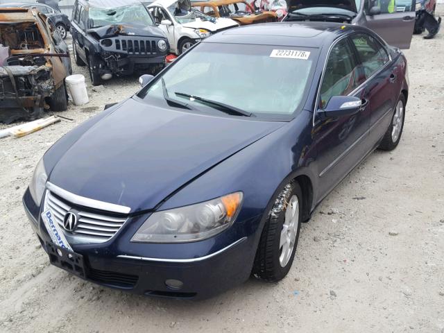 JH4KB16618C002188 - 2008 ACURA RL BLUE photo 2