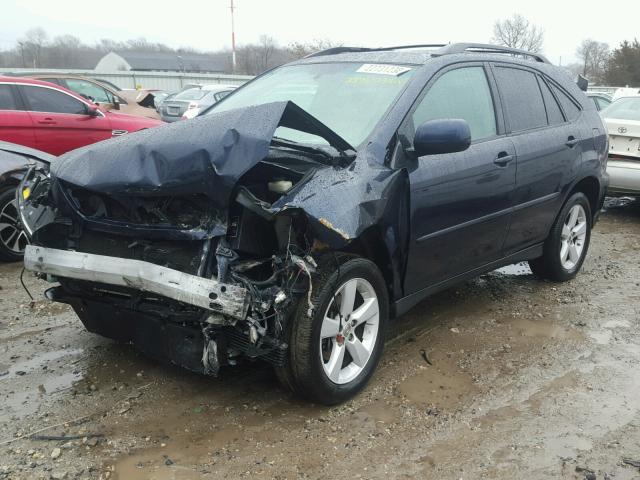 2T2HK31U87C018175 - 2007 LEXUS RX 350 BLUE photo 2