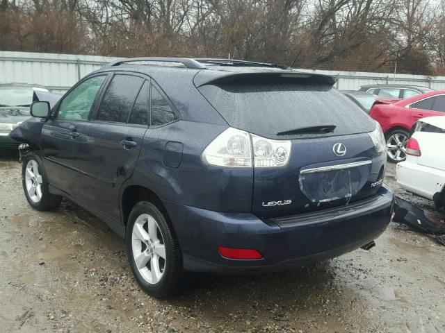 2T2HK31U87C018175 - 2007 LEXUS RX 350 BLUE photo 3