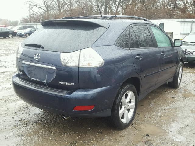 2T2HK31U87C018175 - 2007 LEXUS RX 350 BLUE photo 4