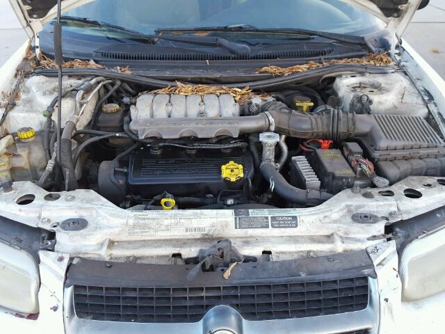 3C3EL55H4XT609733 - 1999 CHRYSLER SEBRING JX WHITE photo 7