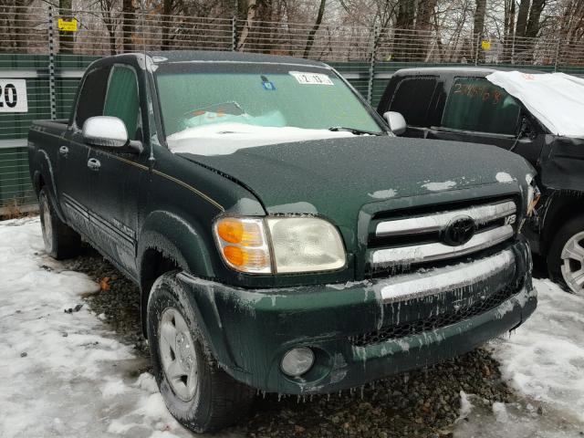 5TBDT44194S435503 - 2004 TOYOTA TUNDRA DOU GREEN photo 1