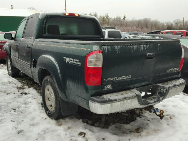 5TBDT44194S435503 - 2004 TOYOTA TUNDRA DOU GREEN photo 3