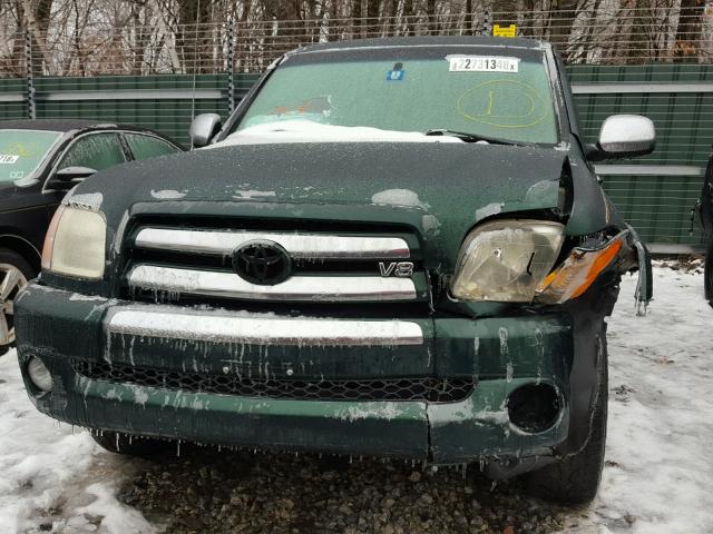 5TBDT44194S435503 - 2004 TOYOTA TUNDRA DOU GREEN photo 9