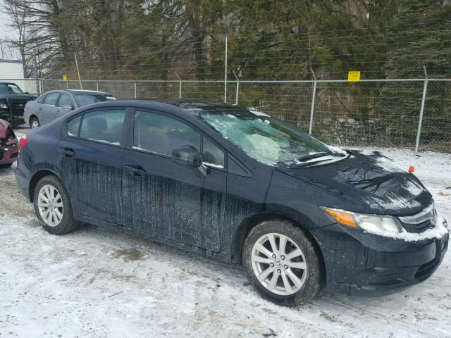 19XFB2F86CE032668 - 2012 HONDA CIVIC EX შავი ფოტო 1