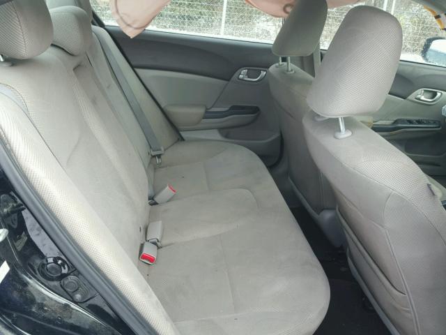 19XFB2F86CE032668 - 2012 HONDA CIVIC EX შავი ფოტო 6