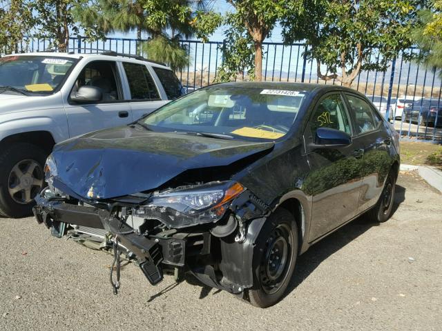 5YFBURHE7HP714551 - 2017 TOYOTA COROLLA L BLUE photo 2