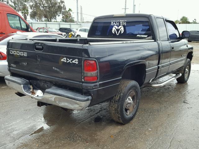 1B7HF13Y71J589634 - 2001 DODGE RAM 1500 BLACK photo 4