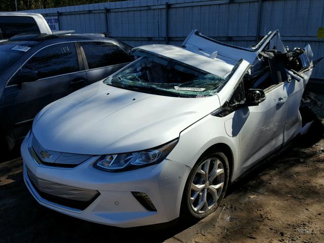 1G1RB6S58HU137388 - 2017 CHEVROLET VOLT PREMI WHITE photo 2