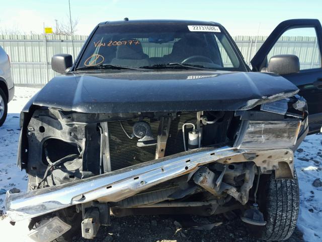 1GCDT33E088200777 - 2008 CHEVROLET COLORADO L BLACK photo 7