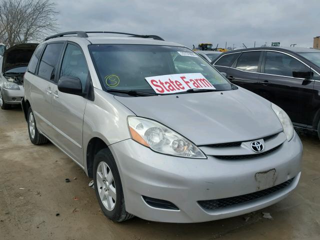 5TDZA23C86S582053 - 2006 TOYOTA SIENNA CE SILVER photo 1