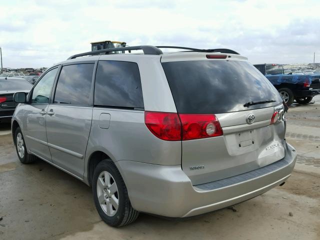 5TDZA23C86S582053 - 2006 TOYOTA SIENNA CE SILVER photo 3